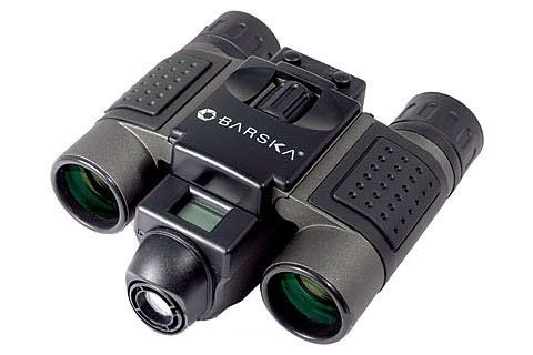  View VGA 8x22 Digital Camera Roof Prism Binoculars, Black   AB10184