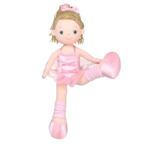 Kora Ballerina Doll Aurora Rag Doll Ballet Dancer Soft Doll 14 New