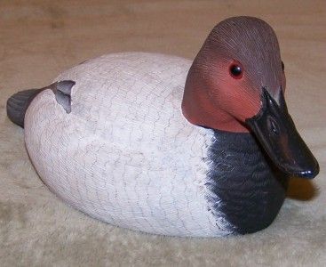 Canvasback Drake Duck Decoy Carving Joe Hill Gunmakers Guild Education