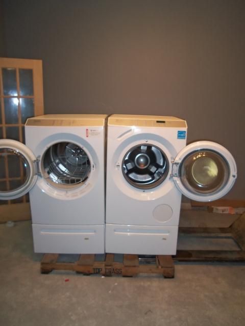 MIELE 27/27 ELECTRIC WASHER / DRYER SET WHITE W4840 / T9800