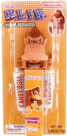 nintendo klik candy dispenser donkey kong