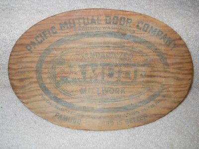 Vintage Wood Advertising Sign/Cake Board Cutting Board~PAMUDO