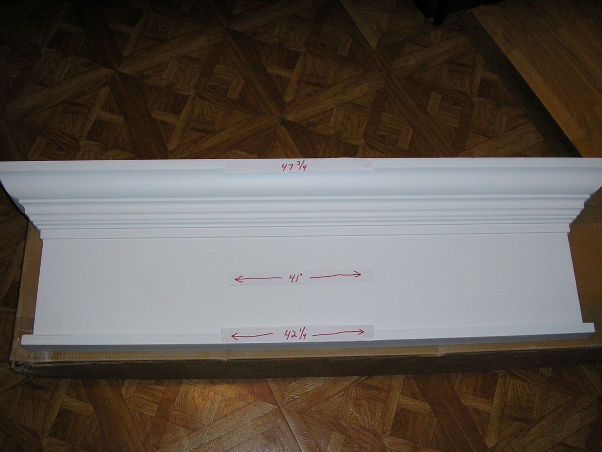 Fypon Door Window Crosshead Pediment Header Molded Millwork Indoor