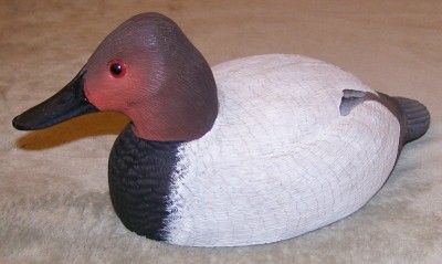 Canvasback Drake Duck Decoy Carving Joe Hill Gunmakers Guild Education