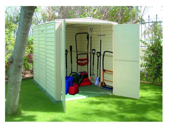 Duramax Sheds 5x8 Yardmate Vinyl Storage Shed w Floor