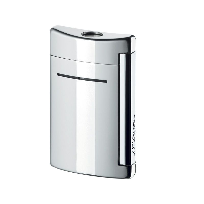  S T Dupont Lighter Minijet Chrome Grey