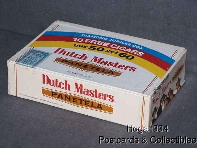 Vintage Dutch Masters Panetela Diamond Jubilee Box Cigar Box