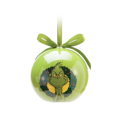 Dr Seus The Grinch Two Sided LED Light Ball Christmas Holiday Ornament