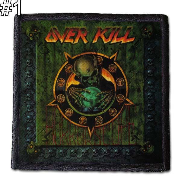  Overkill Patch Aufnäher Various Designs