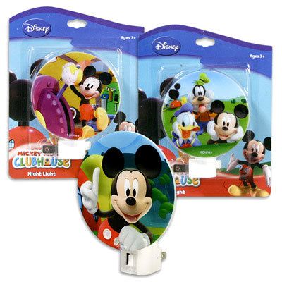 Disney Mickey Mouse Donalds Goofy Plug in Night Light