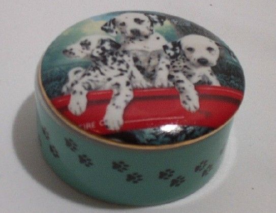  Porcelain Trinket Ring Body Jewelry Box 1993 Princeton Gallery