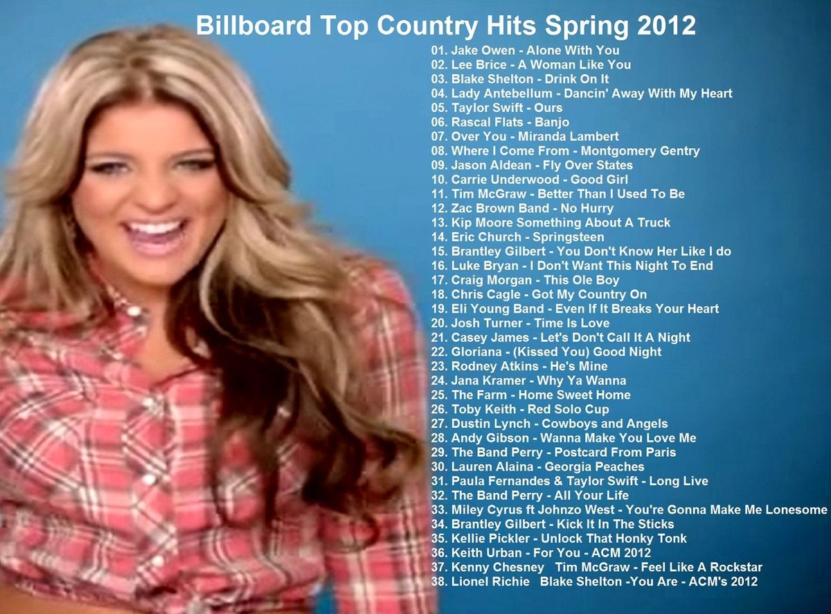 Country Promo DVD Billboards Top Country Music Videos Spring 2012