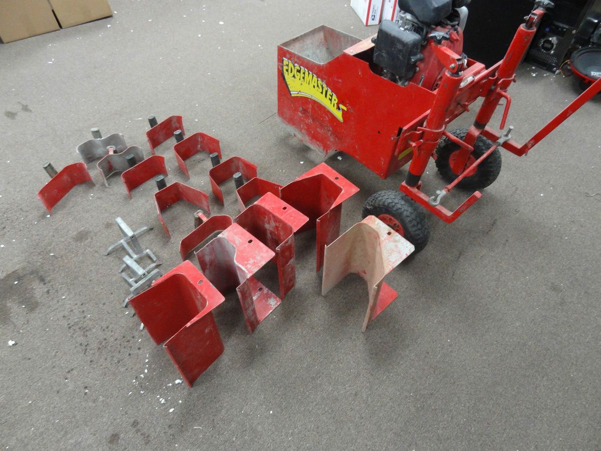 EDGEMASTERS EDGE TECH SIDE CURB MACHINE WITH ACCESSORIES used