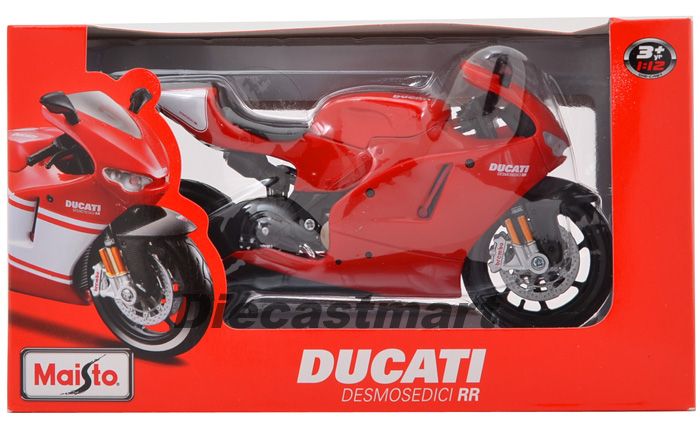 MAISTO 112 DUCATI DESMOSEDICI RR DIECAST ALL RED