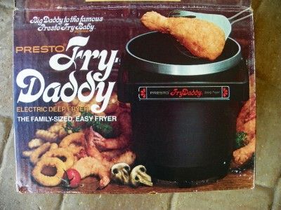Presto Fry Daddy Electric Deep Fryer Easy Fryer with Box Manual and