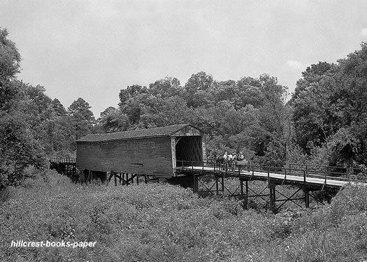 Covered Bridge Near Eatonton Georgia GA Photo Picture