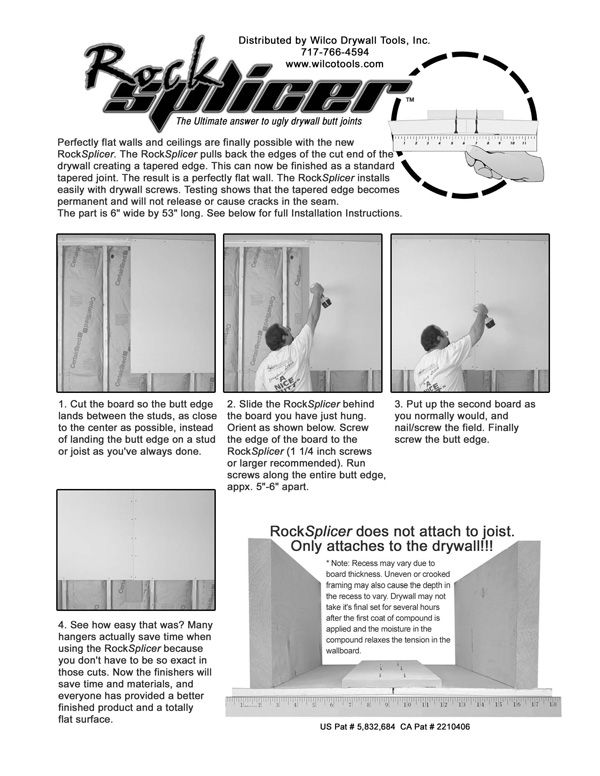 Rock Splicer is a great product that lets you get completely flat