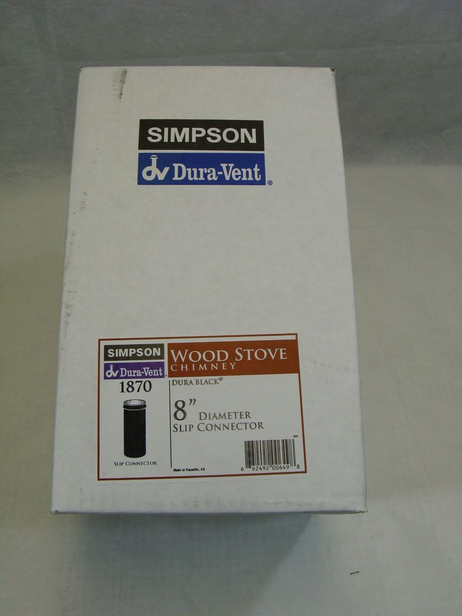  Slip Simpson Dura Vent Wood Burning Stove Pipe Flue Chimney