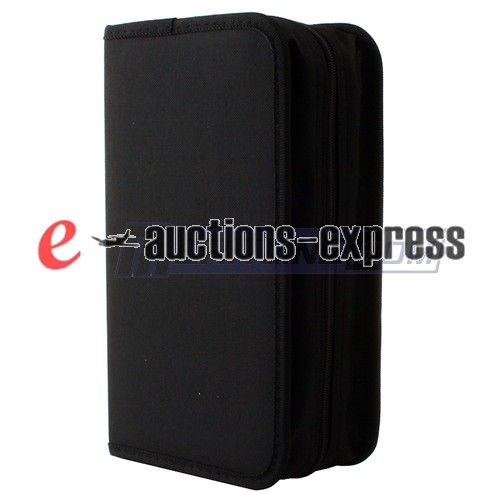 128 Capacity CD DVD Album Wallet Case for Media Storage