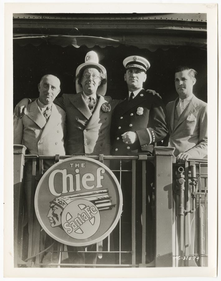 Vintage Ed Wynn 1930s Photograph The Chief Santa FE SHIP New York Fire