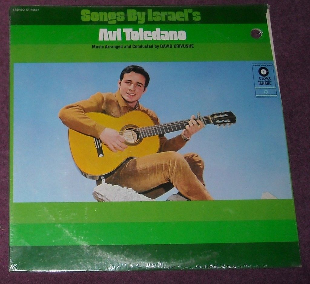 SEALED Avi Toledano Songs by Israels LP Easy Listening