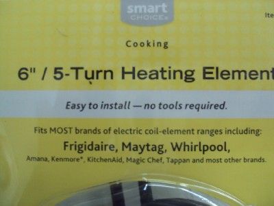 turn stove range electric coil heating element