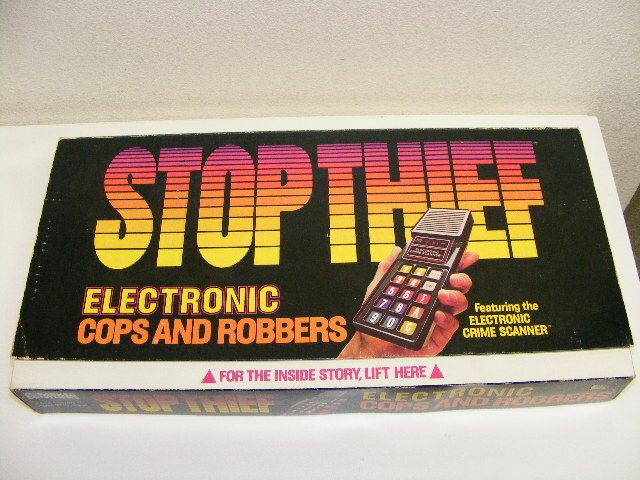 Vtg Electronic Cops and Robbers Parker Bros 1979 Stop Thief Game