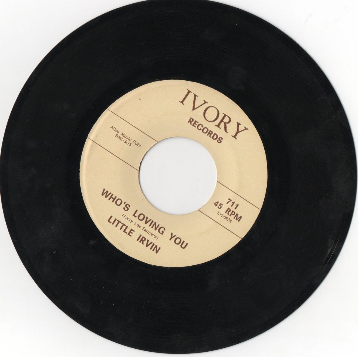 Hear RARE R B Soul 45 Little Irvin Nobodys Loving Me