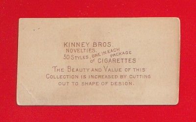 1888 kinney n228 rectangular novelties top hat vg