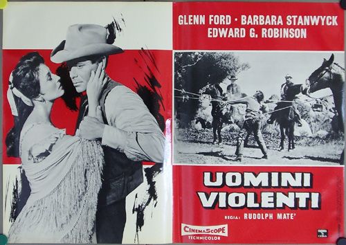 THE VIOLENT MEN   GLENN FORD   BARBARA STANWYCK   Great Rare