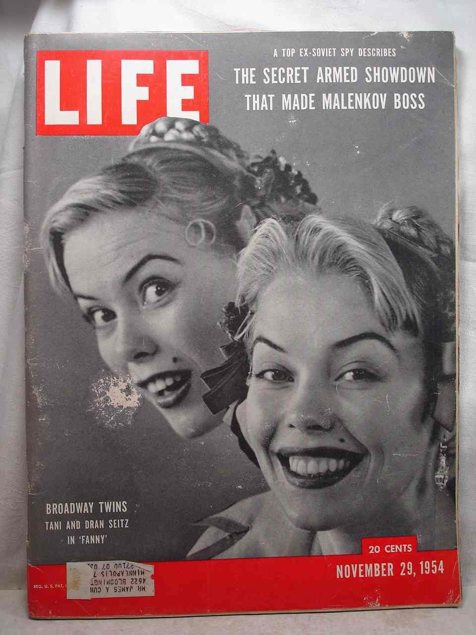 Life Nov 29 1954 Tani Dran Seitz Broadway Eisenstaedt