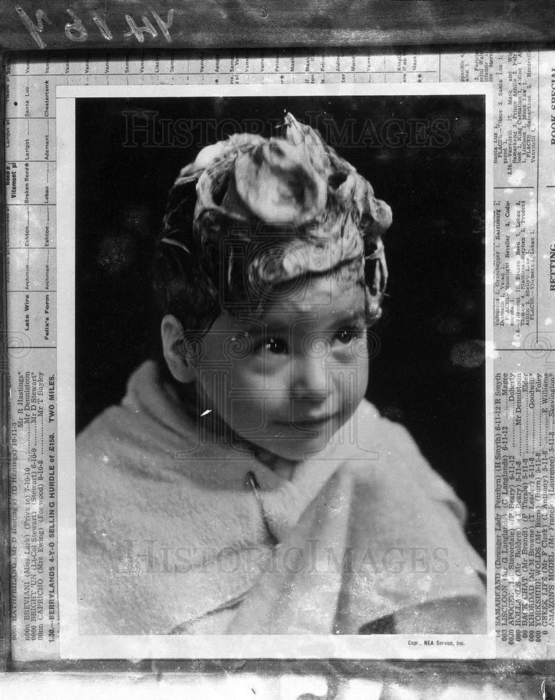 1938 4x5 Acetate NEG Emilie Dionne at The Beauty Parlor