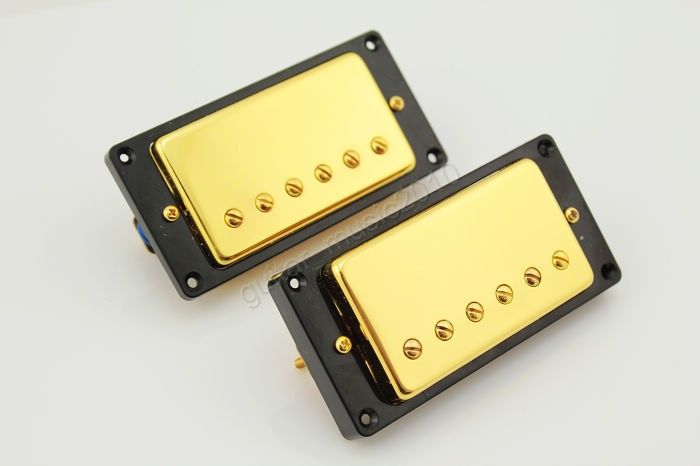 Gold Electric Guitar Humbucker Pickups 50mm 52mm Space Set