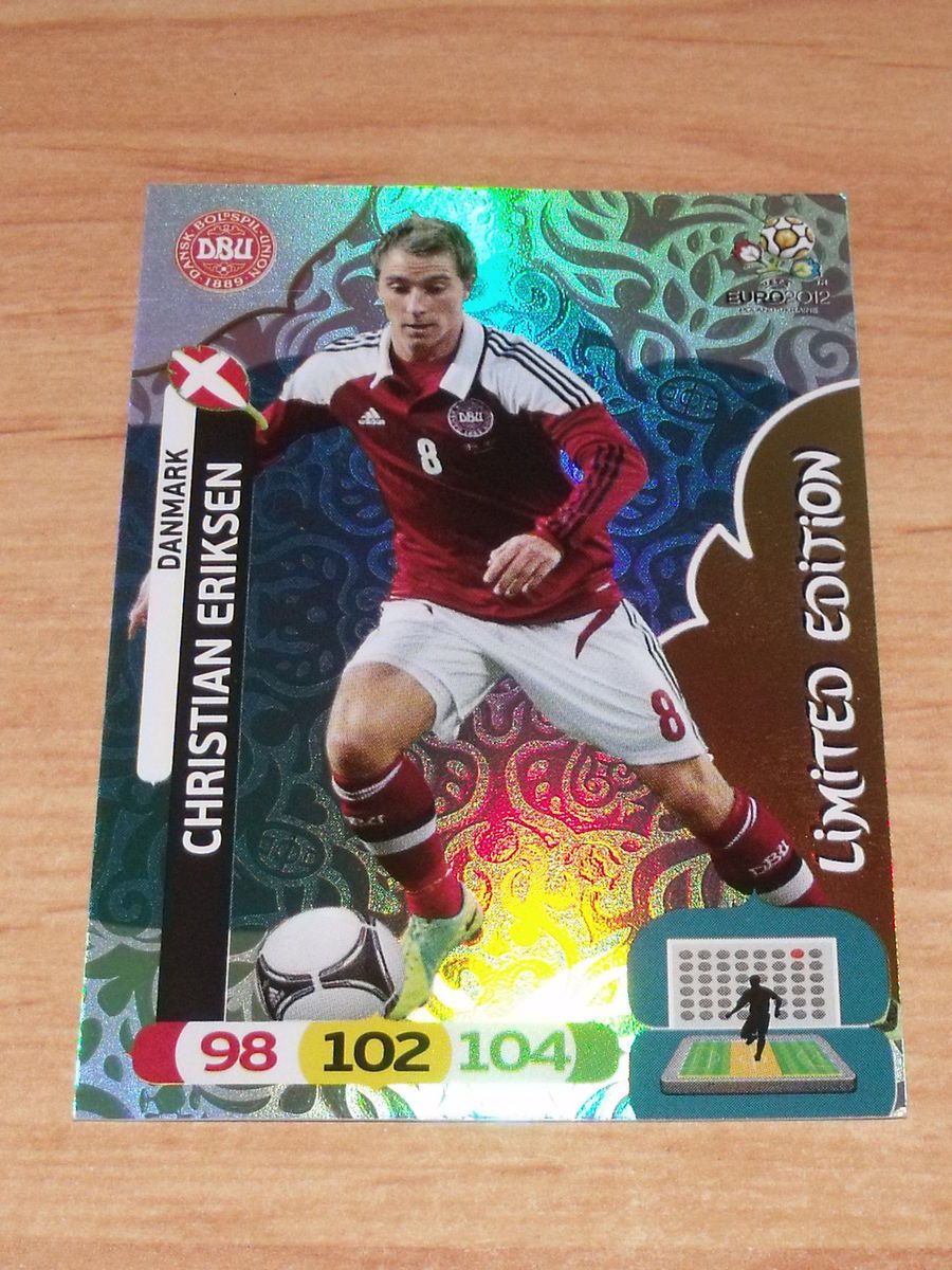 Christian Eriksen Limited Edition Adrenalyn XL Euro 2012