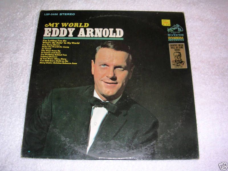  Eddy Arnold My World LP Record 1965 LSP 3466