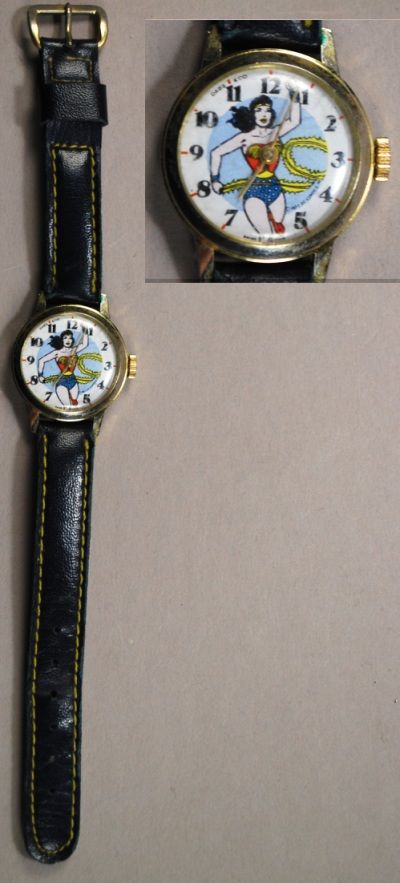 wonder woman 1977 wrist watch dabs mego era