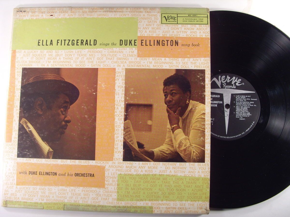 ella fitzgerald sings the duke ellington song book 1 2lp deep groove