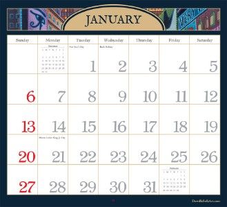 dowdle folk art 2013 calendar