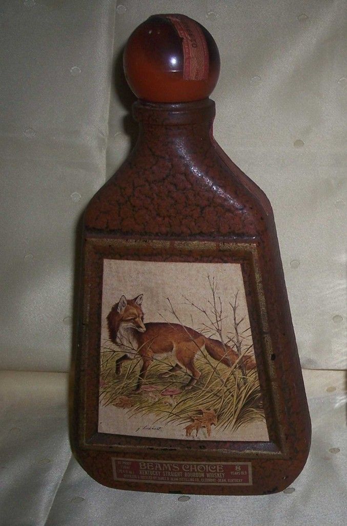 Beams Choice James Lockhart Fox Whisky Bottle Vintage