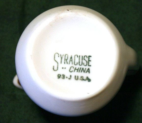 Fred Harvey Encanto Syracuse Creamer 1964 Glacier