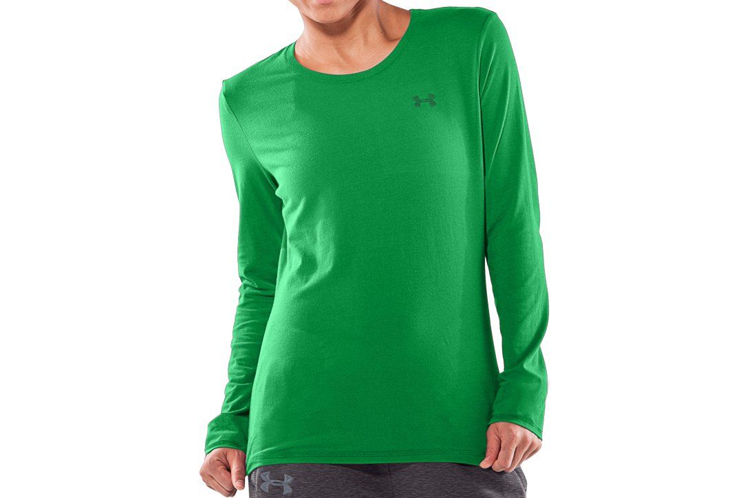 Womens Under Armour Charged Cotton Longsleeve T Shirt