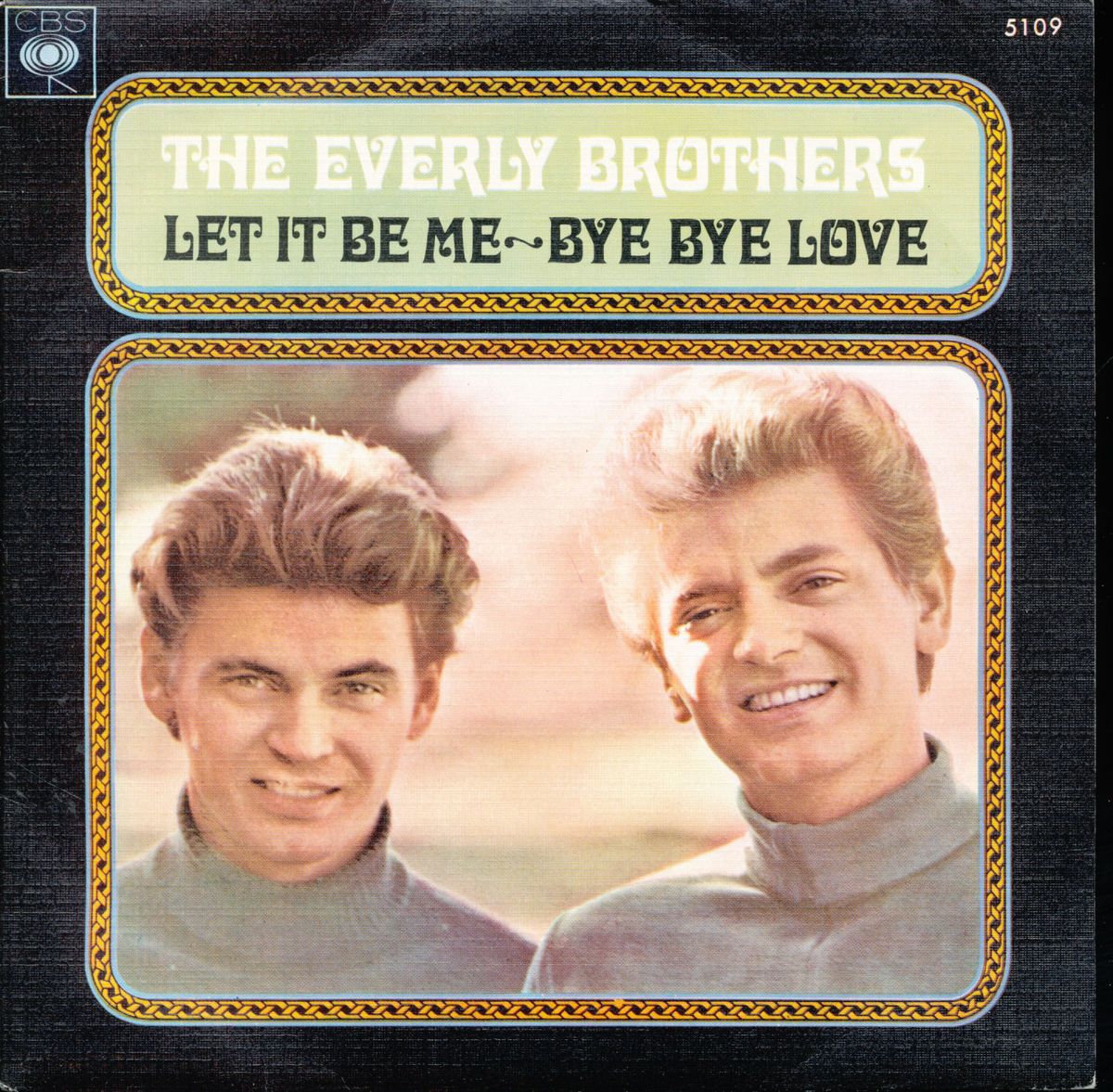 Everly Brothers Let It Be Me Spain Import 45 With Picture Sleeve