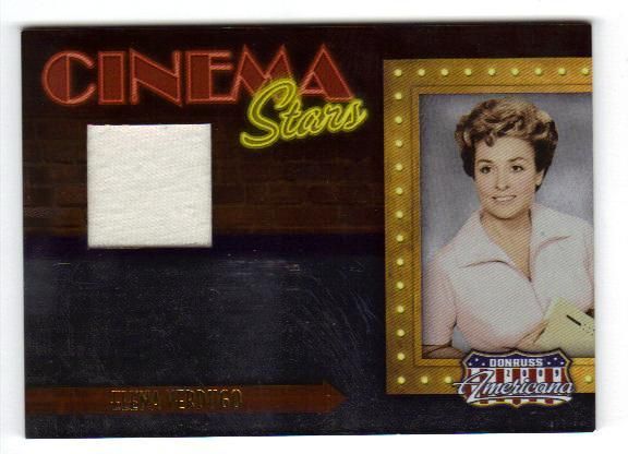 2009 Americana Cinema Stars Swatch Elena Verdugo Frankenstein Redigo