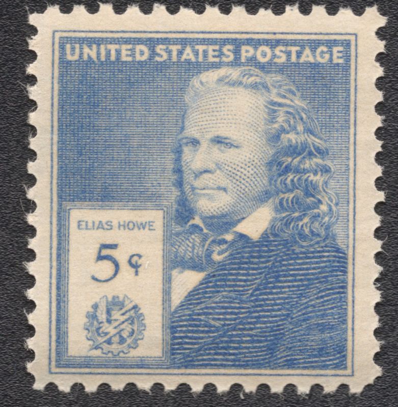  US 892 MNH OG 5c Elias Howe Famous American