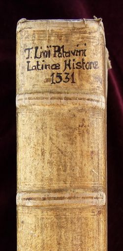 Livius Decades 1531 AB Urbe Condita Erasmus Froben Princeps MS