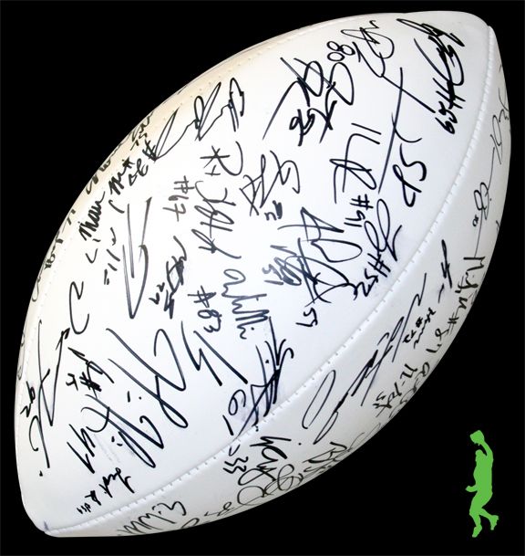 2012 San Diego Chargers Team Signed Auto Wilson Football Philip Rivers