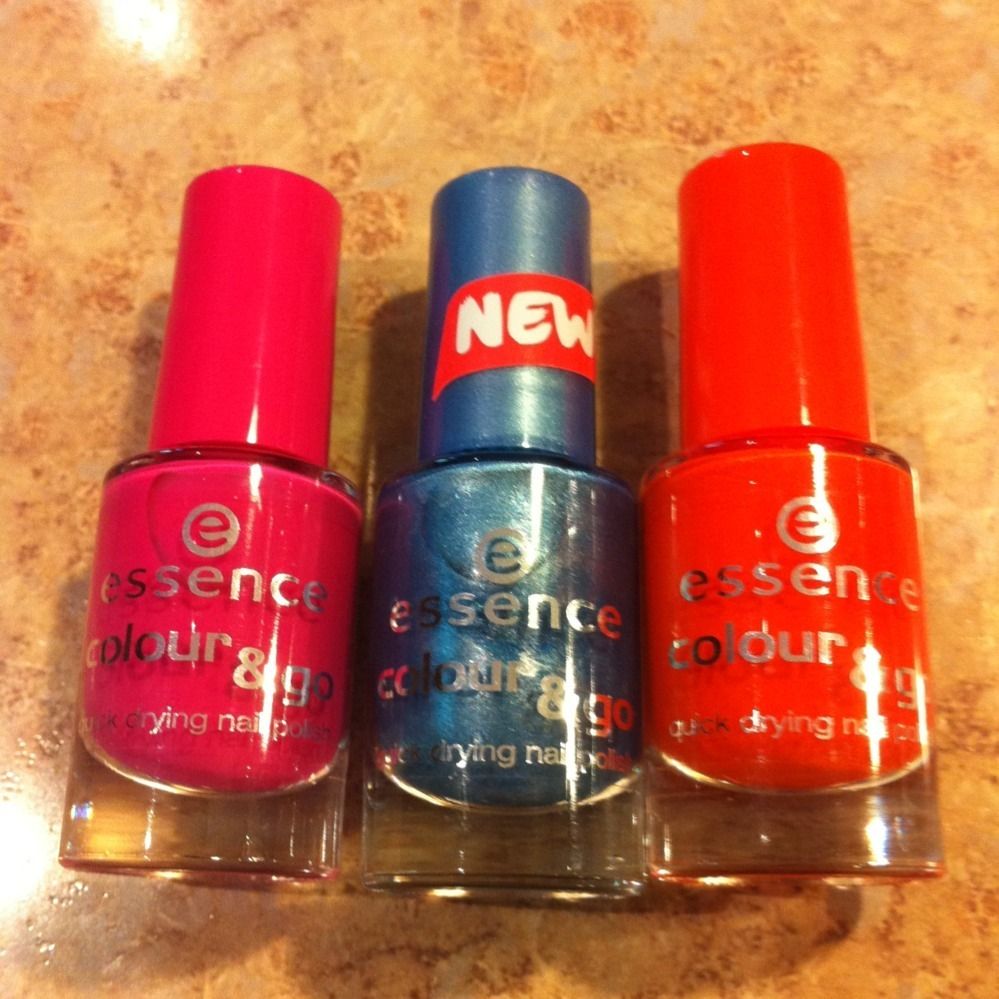 Essence Colour Go Nail Polish x 3 Assorted