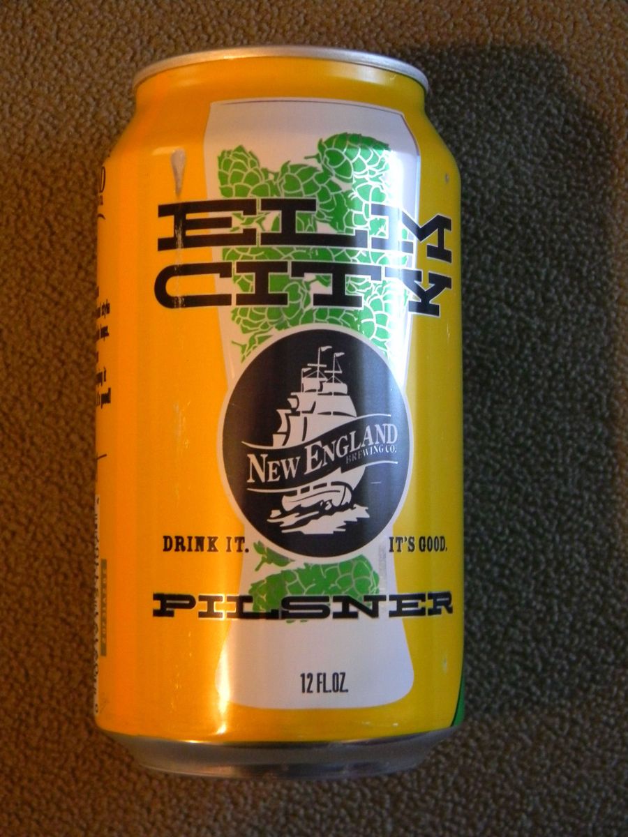 NEW CRAFT MICRO ELM CITY NAUTICAL SAIL BOAT LOGO BEER CAN WOODBRIDGE