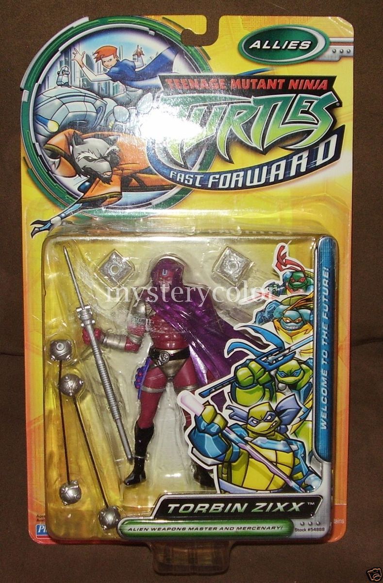  Ninja Turtles Torbin Zixx Action Figure NIP Fast Forward TMNT