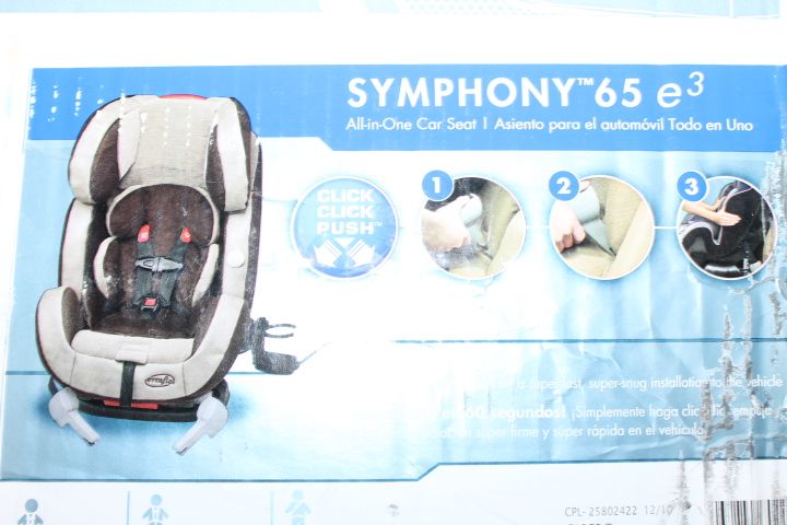 evenflo symphony 65 e3 all in one car seat cicero